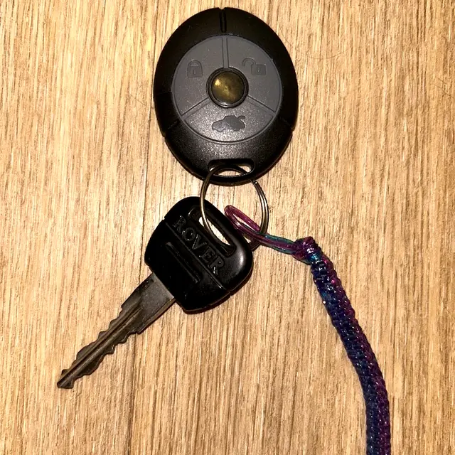 Clé et télécommande Rover, véhicule ancien